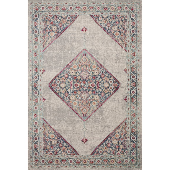 Loloi II Nour Oriental Stone / Multi Area Rug