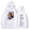 thumbnail image 5 of Tupac-Sudadera con capucha para hombre y mujer, suéter con estampado de rapero Y2k, ropa de calle informal, holgada, de lana, para otoño, 5 of 5