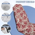 thumbnail image 6 of KUIFORTI Red Flowers Car Front Seat Covers 60 x 33 Inch Beach Towel with Storage Bag Easy Installation Auto Accessories for Yoga,Gym,Workout,Sports,Running,Camping and Beach, 6 of 7