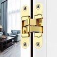 thumbnail image 3 of Adjustable Concealed Hinges 180 Degree Invisible Muted Door Hinge Heavy Duty Zincs Alloy Invisible Muted Door Hinges, 3 of 13