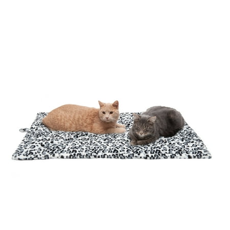 UPC: 0842229119589 | FurHaven Pet Products ThermaNAP™ Faux Fur Self-Warming Pet Bed Mat – Snow Leopard Large