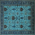 thumbnail image 1 of Ahgly Company Indoor Square Oriental Light Blue Traditional Area Rugs, 3' Square, 1 of 4