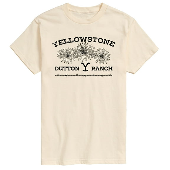 Yellowstone - Yellowstone Wildflowers - Men's Short Sleeve Graphic T-Shirt