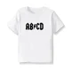 thumbnail image 3 of Ropa para niños con estampado de letras divertidas, ropa de rock para bebés, camisetas de algodón para niños y niñas, camisetas de moda de verano para niños, 3 of 5