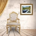thumbnail image 3 of Talbot Frank, Christopher 30x26 Gold Ornate Wood Framed with Double Matting Museum Art Print Titled - New York A waterfall in the Adirondack Mountains, 3 of 4