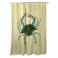 thumbnail image 1 of Betsy Drake SH004Y 70 x 72 Po Rideau de Douche Femelle Crabe Bleu, 1 of 1