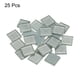 thumbnail image 3 of Mosaico Azulejos, Vidrio Azulejos, Brillo Cristal Mosaico Vidrio Piezas Granel Cuadrado Brillo Cristal Mosaico Azulejos 2 x 2cm para Hogar Decoración, 25uds(100g, Plata Gris), 3 of 5