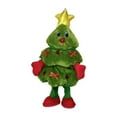 thumbnail image 1 of Árbol de Navidad de peluche que canta y baila, juguete interactivo eléctrico, Navidad Verde, 1 of 9