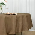 thumbnail image 4 of BalsaCircle 6 Pieces 90" Taupe Round Polyester Tablecloths Fabric Table Cover Linens, 4 of 8
