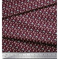 thumbnail image 3 of Soimoi Purple Rayon Fabric Mermaid & Dolphin Ocean Print Sewing Fabric Yard 42 Inch Wide, 3 of 3
