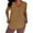 Light Brown, variant on WTOBBY Women's Plus Size Casual Solid Color V-Neck Short Sleeve Pocket T-Shirt Top, Comfortable and Versatile Fit for Everyday Summer Wear,Turquoise L