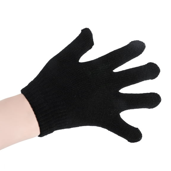 12 Pair Mittens Kids Winter Touch Screen Gloves Black Travel