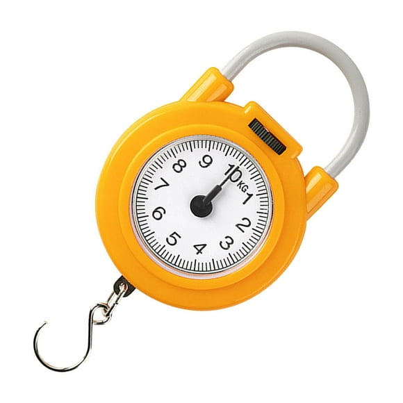 Luggage Scale Handle Spring Scale 10kg Suitcase Baggage Weighing Scales Luggage Weight Scale for Accurate Weight Suitcases Bags Handbags Luggages Home Travel