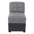 thumbnail image 2 of Sala Lounge Lily Gris Lino-Tacto Piel Minimalista Moderna Sillones Puff Salas Mueble Dimobeler Lily, 2 of 3