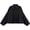 Black, variant on Women's Cropped Faux Suede Bomber Jacket, Oversized Zip-Up Lapel Casual Fall Winter Jacket, Green, L