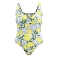 thumbnail image 6 of Time and Tru Women’s and Women’s Plus Pique Print One Piece Swimsuit, Sizes XS-2X, 6 of 6