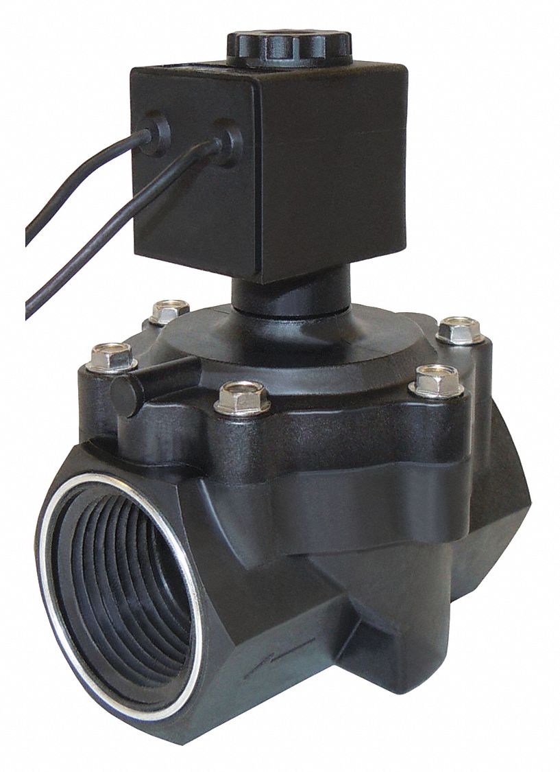 Ultem Resin Solenoid Valve, 2-Way/2-Position Valve Design, Normally Closed