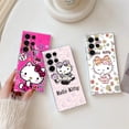 thumbnail image 2 of Funda de teléfono con dibujos animados de Hello Kitty, carcasa transparente para Samsung S24, S23 Ultra, S22, S20 Plus, S21 FE, Galaxy S24Ultra, S235G, 2 of 5