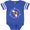 Football Blue and White, variant on Inktastic Bee Gift Cute Kids Honeybee Girls Baby Bodysuit