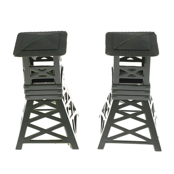 BESTSKY 2pcs Military Watch Tower Model Plastic Toy Soldier Army Men