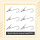 thumbnail image 3 of Matsuzay Clip de 6 uds con gancho para colgar ropa, Clips para edredones de aire, soportes multifuncionales fijos, ropa, edredón, pantalones, Almacenamiento y organización del hogar 9 cm/3.54 pulgadas, 3 of 6