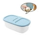 thumbnail image 3 of Toystoory Contenedor de almacenamiento de arroz a prueba de insectos Caja de grano de cocina para el hogar a prueba de humedad con sello de Organizadores de utensilios de cocina Azul 33.5x12x19.5cm, 3 of 6