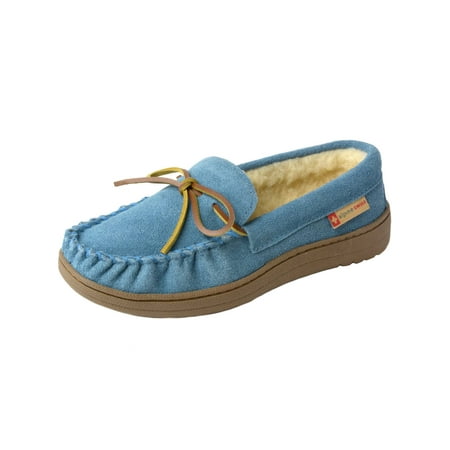 slippers shoes swiss alpine womens suede slip sabine shearling moccasin walmart dialog displays option button additional opens zoom
