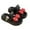 1-Black654, variant on Byoo Girls Cute Polka Dot Bow Slide Sandals Thick Soft Sole Non- Shoes Home Bathroom Summer Slippers