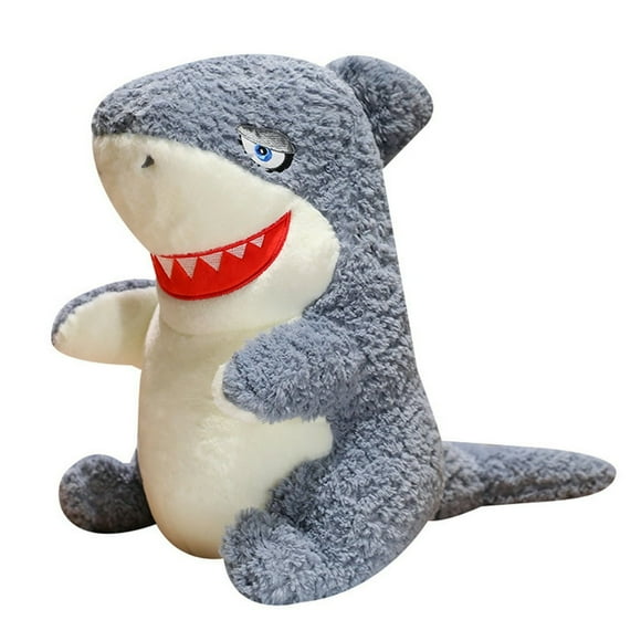 Shark Plush Doll Cute Cartoon Sea Animal Doll Plushies Companion Throw Pillow Soft Stuffed Animal Doll Toy Girl Birthday Gift