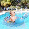 thumbnail image 5 of Infantes, anillos de natación inflables, anillos flotantes de cintura para niños, juguetes inflables para piscinas, piscina, anillos de natación para bebés, seguridad..., 5 of 5