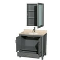 thumbnail image 2 of Wyndham WCS141436SESIVUNSMED Espresso 36 Inch Single Bathroom Vanity, 2 of 7