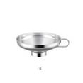 thumbnail image 4 of Wosthever Embudo de boca ancha para conservas con asa Filtro de aderezo de acero inoxidable Embudos de gran calibre para ingredientes secos Cocina y Comedor S Wosthever  HA080557-01, 4 of 6