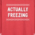 thumbnail image 2 of Instant Message - Actually Freezing - Women's Lightweight French Terry Pullover, 2 of 6