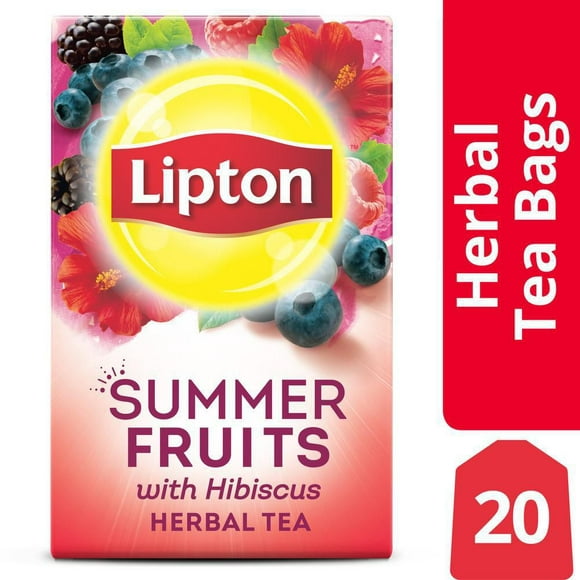 Lipton Summer Fruit Infusions 20 pack, Lipton Summer Fruits with Hibiscus 20 pack