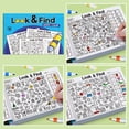 thumbnail image 3 of Lunxisen 4 Pcs Kids Search and Find Activity Book Interactive Puzzles for Travel Entertainment, 3 of 4