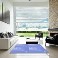 thumbnail image 7 of Ahgly Company Machine Washable Indoor Square Transitional Day Sky Blue Area Rugs, 7' Square, 7 of 7
