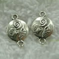 thumbnail image 4 of K-KED 112 pcs tibet silver conch connectors 23x15mm B840, 4 of 4