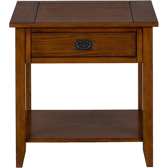 Jofran Inc. Mission Oak Square End Table with Storage