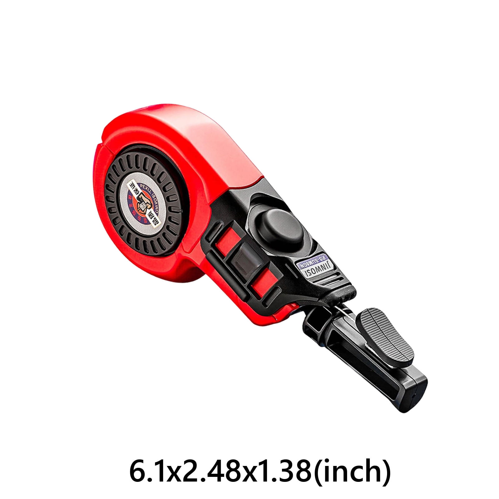 Hersfrd Construction Measuring Tool Automatic/manual Marking Tool Dual-mode Automatic Plastic Carpenter Ink Marker Duct Chalk Line Woodworking Measuring Tools (B)