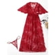 thumbnail image 5 of Conjunto de lencería Babydoll Dress Lace Porno Vestido largo Pijama Mujer Ropa de dormir Tmvgtek para mujer Rojo T L, 5 of 8