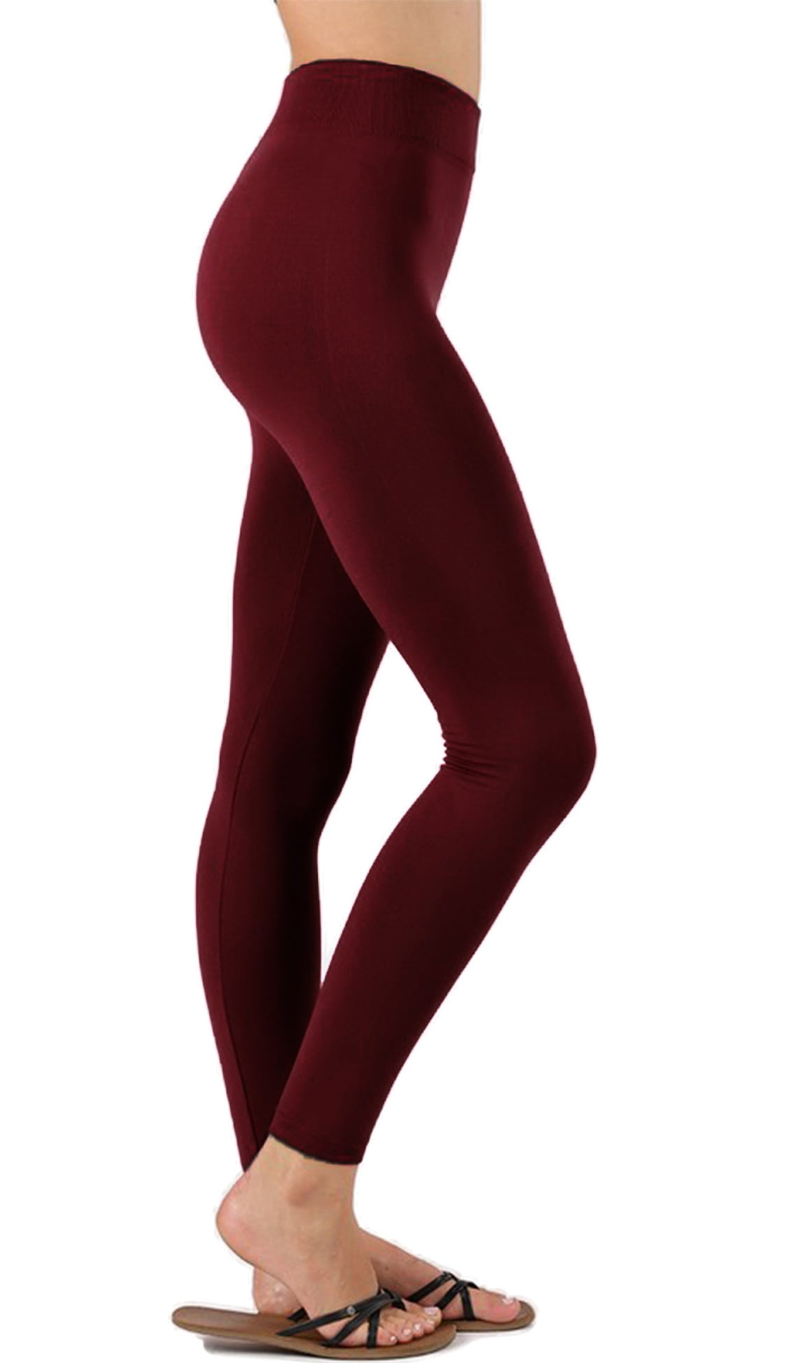 KOGMO Womens Premium Warm Fleece Lined Leggings with High Waist (15 ...