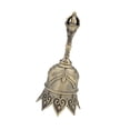 thumbnail image 2 of Campana de mano decorativa, campana de cena, patrón de loto, decoración del hogar, artesanías versátiles, adorno colgante Retro para aula, restaurante Bronce, 2 of 8