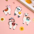 thumbnail image 3 of 12 PCS Rings Key Cartoon Alpaca Keychain, 3 of 7