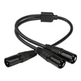 thumbnail image 1 of Splitter Cable de Audio Sunnimix Macho a Doble Macho XLR, 1 of 7