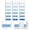Blue(3 Styles), variant on Sticky Index Book Tabs Gradient Repositionable Page Markers, 240 Tabs (1 Pack) Transparent Writeable Surface for Color Coding Documents, Blue Time Saving for Legal Professionals, By Harlik