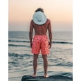 thumbnail image 3 of Bañador de Hombre SURF CUZ 7" Secado Rápido con Compresión Rosa, 3 of 7