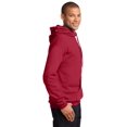 thumbnail image 3 of Port & Company PC78H Mens Core Fleece Pullover Hooded Sweatshirt, Red - Extra Large, 3 of 6