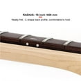 thumbnail image 4 of VONKY Guitar Neck 22 Frets Maple Wood Rosewood Head Fretboard Bass Part Log Color Smooth Surface Musical Instrument Parts Necks, 4 of 8