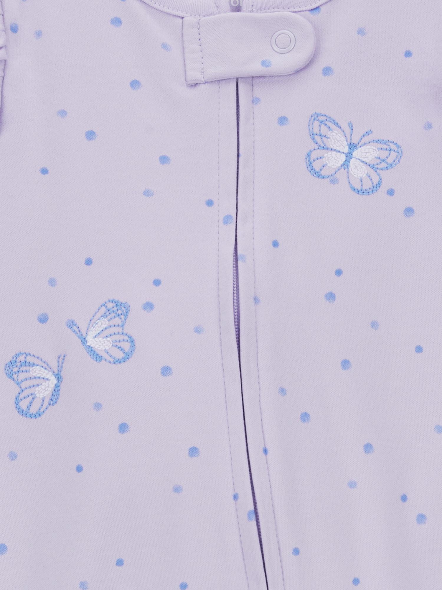 Carter's Child of Mine Baby Girl Sleep N Play, 2-Pack, One-Piece, Sizes Preemie-6/9 Months
