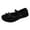 shoes 136#Black, variant on Women Casual Shoes Two Tone Bow Knot Slip On Buckle Snap Ballet Shoes Fashion Comfortable Everyday Loafers for Daily Wear Summer Outdoor